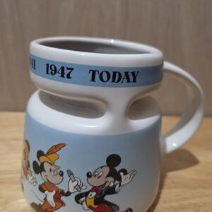Disney Mickey Mouse Ceramic Mug - Blue and White